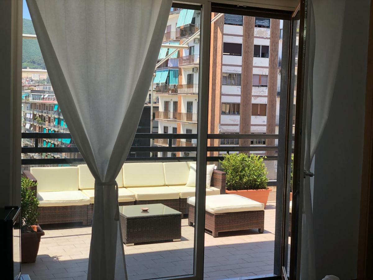 Mareluna Penthouse - Luxury Suites Salerno Luaran gambar