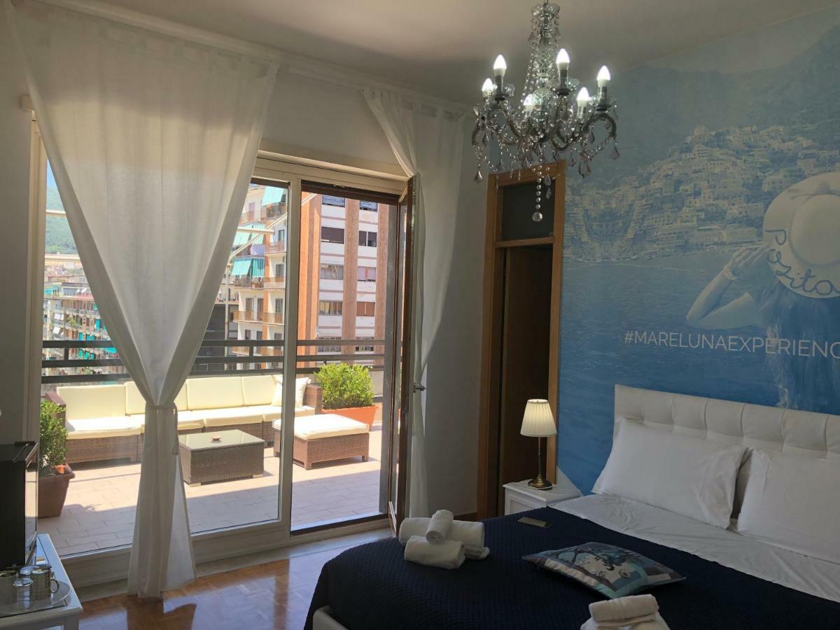 Mareluna Penthouse - Luxury Suites Salerno Luaran gambar
